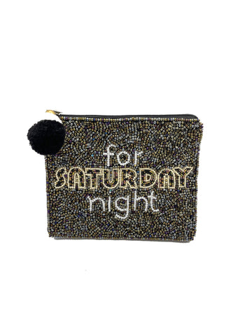 For Saturday Night Beaded Coin Purse