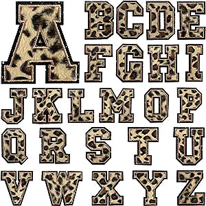 Leopard Letter Patches
