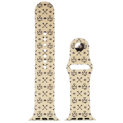 Watch Band aztec arrows ivory