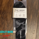 Flat Socks - Black Camo - Mesh