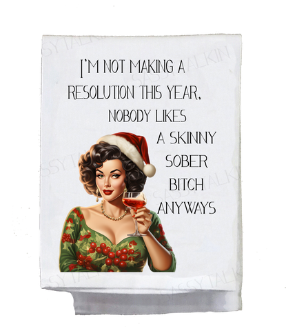 Sassy Girl, Christmas, I'm not making a resolution this year